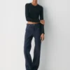 HomeStretch™ Rib Crew Waist Longsleeve