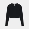 HomeStretch™ Rib Crew Waist Longsleeve
