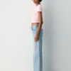 HomeStretch™ Rib Crew Waist T-skjorte