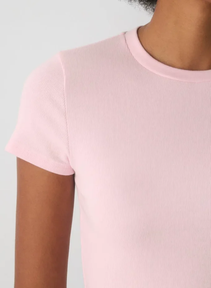 HomeStretch™ Rib Crew Waist T-skjorte