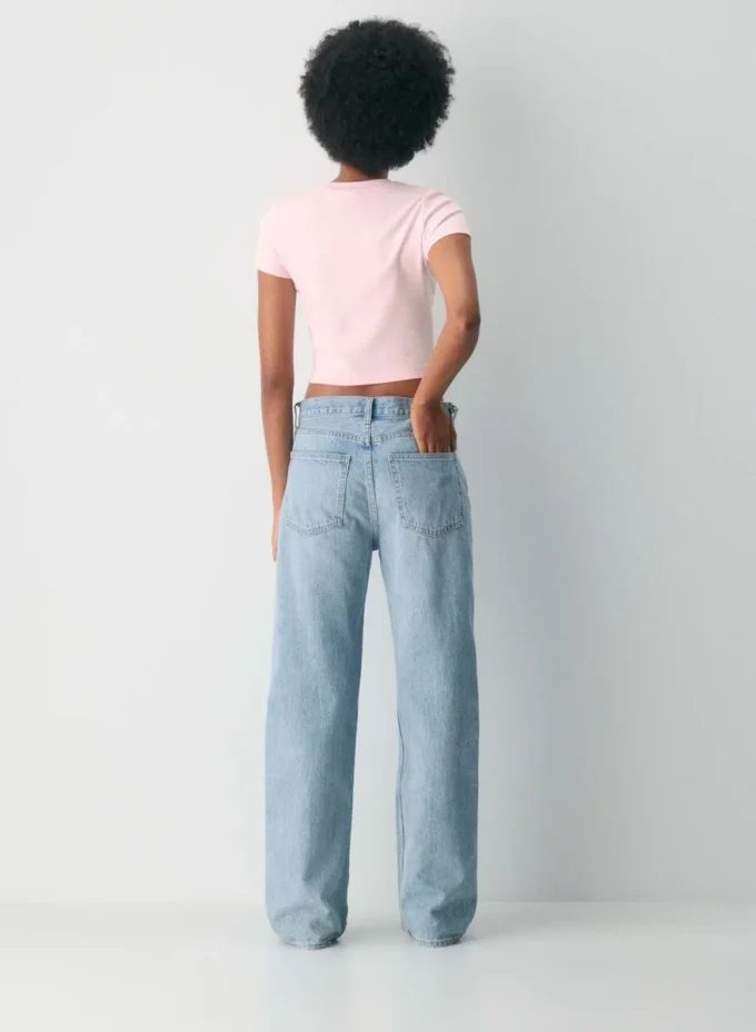 HomeStretch™ Rib Crew Waist T-skjorte