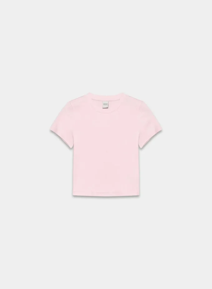 HomeStretch™ Rib Crew Waist T-skjorte