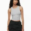 HomeStretch™ Rib Crew Waist Tank