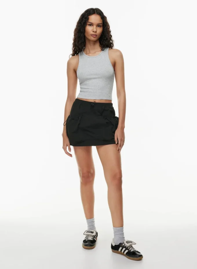 HomeStretch™ Rib Crew Waist Tank