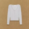 HomeStretch™ Rib Henley langermet