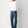 HomeStretch™ Rib Lace Henley Longsleeve