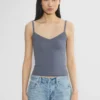 HomeStretch™ Rib Lace V-Neck Cami Tank