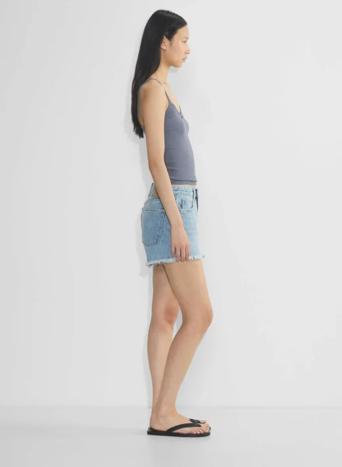 HomeStretch™ Rib Lace V-Neck Cami Tank
