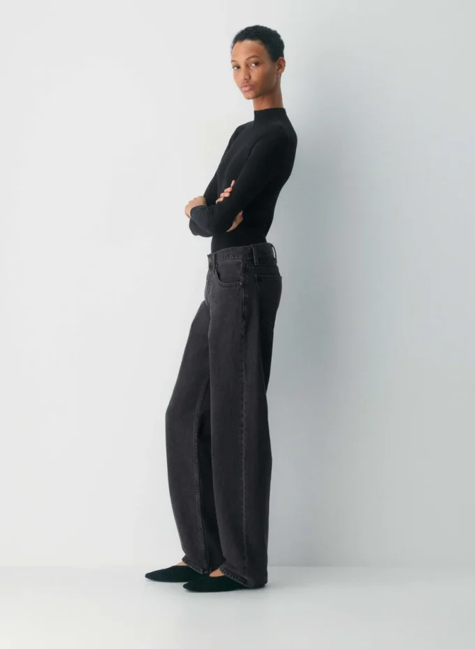 HomeStretch™ Rib Mockneck Longsleeve