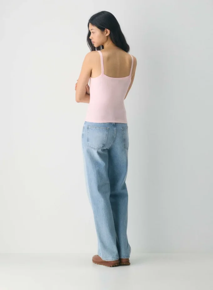 HomeStretch™ Rib Scoopneck Cami Tank