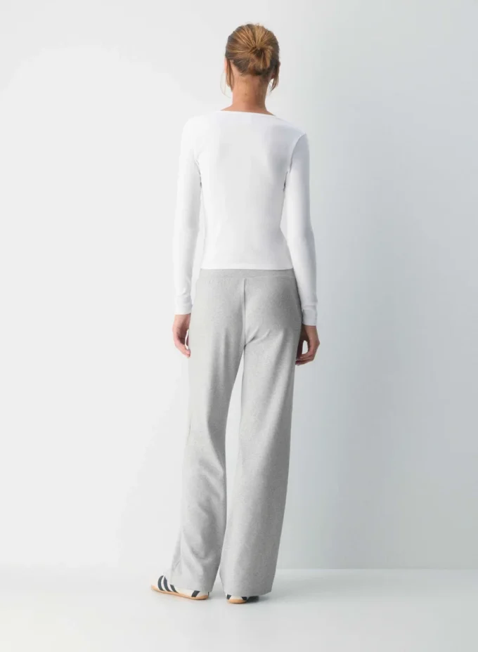 HomeStretch™ Rib Scoopneck Longsleeve