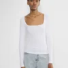 HomeStretch™ Rib Squareneck Longsleeve