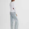 HomeStretch™ Rib Squareneck Longsleeve