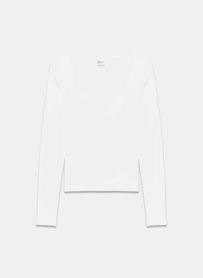 HomeStretch™ Rib Squareneck Longsleeve