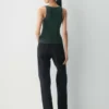 HomeStretch™ Rib Squareneck Tank