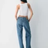 HomeStretch™ Rib Squareneck Waist Tank