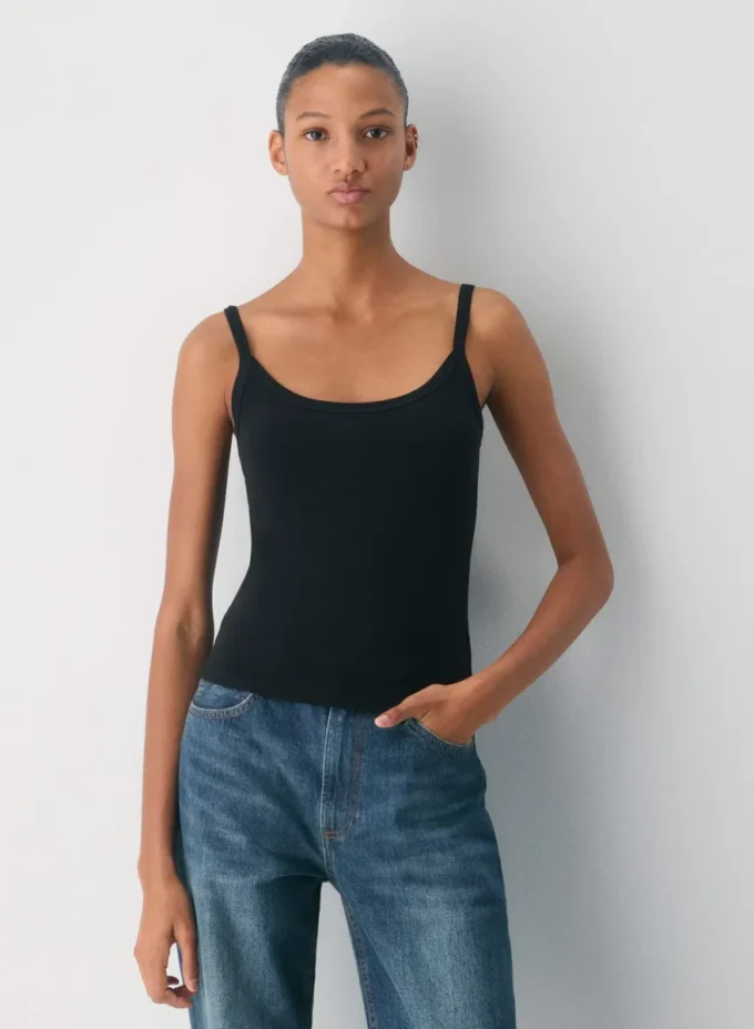 HomeStretch™ Smooth Scoopneck Cami Tank