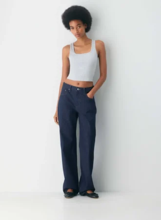 HomeStretch™ Smooth Squareneck Waist Tank