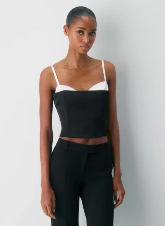 Hypnotize satin bustier