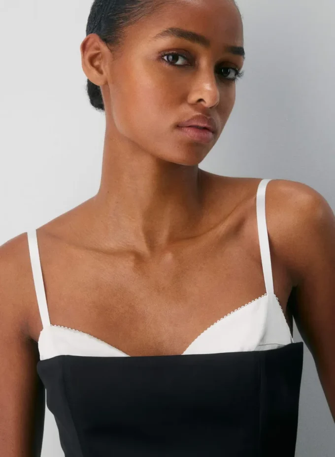 Hypnotize satin bustier