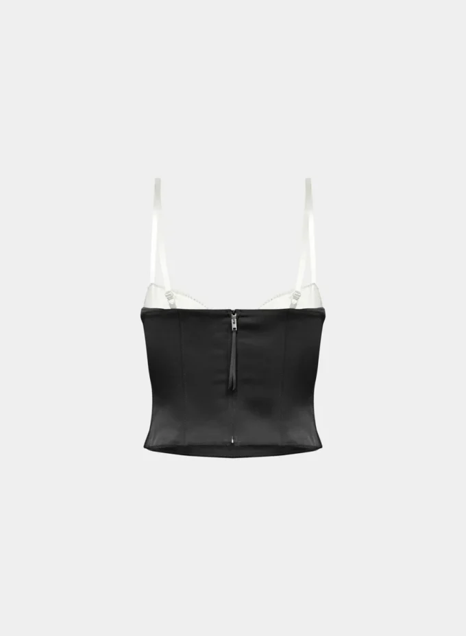 Hypnotize satin bustier
