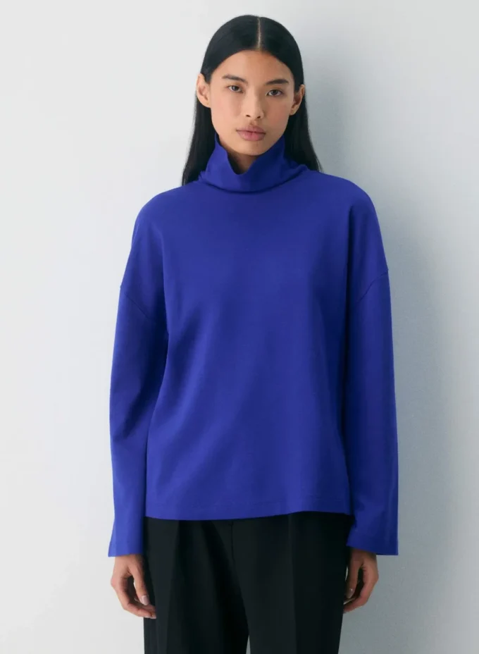 InterLock Cotton Rydel Turtleneck