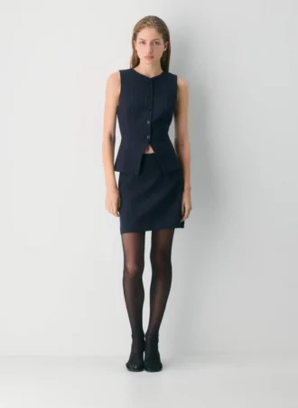 Klassisk miniskjørt – Twill