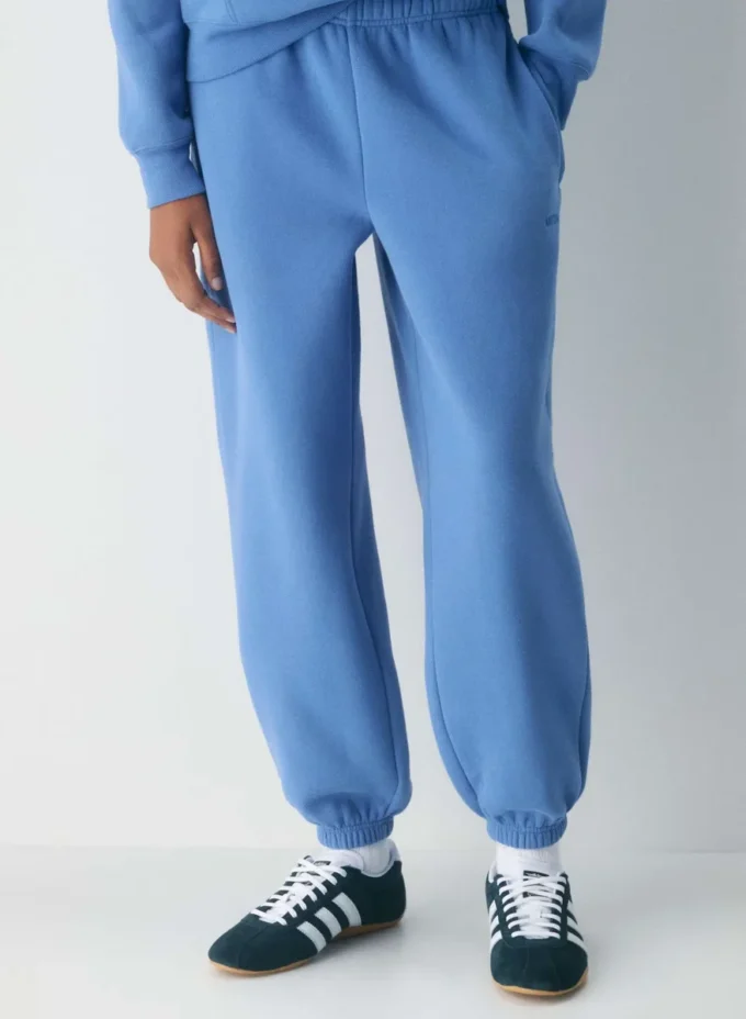 Koselig joggebukse i fleece Mega Baggy Zip Jogger