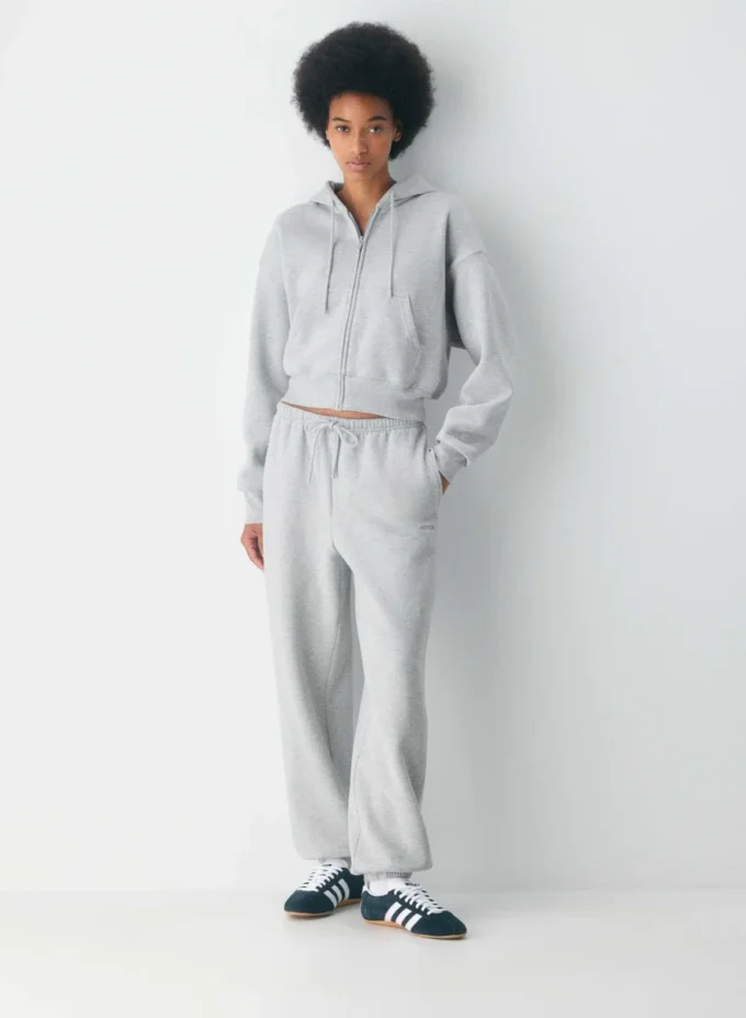 Koselig joggebukse i fleece Mega Slouchy Jogger