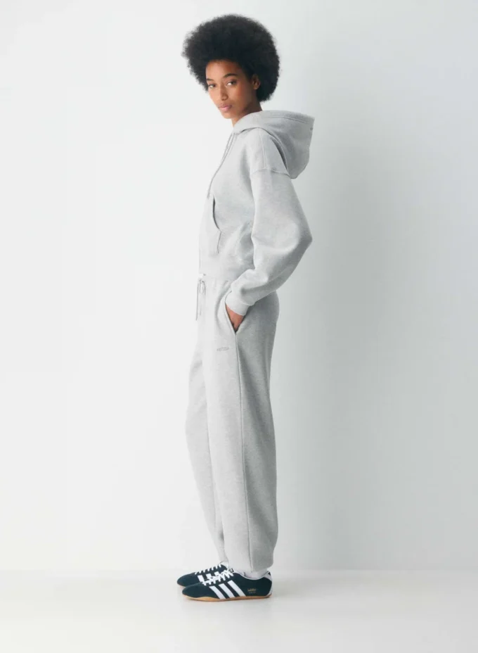 Koselig joggebukse i fleece Mega Slouchy Jogger