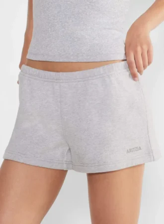 Koselig sweatfleece Boyfriend Lo-rise Mini Short