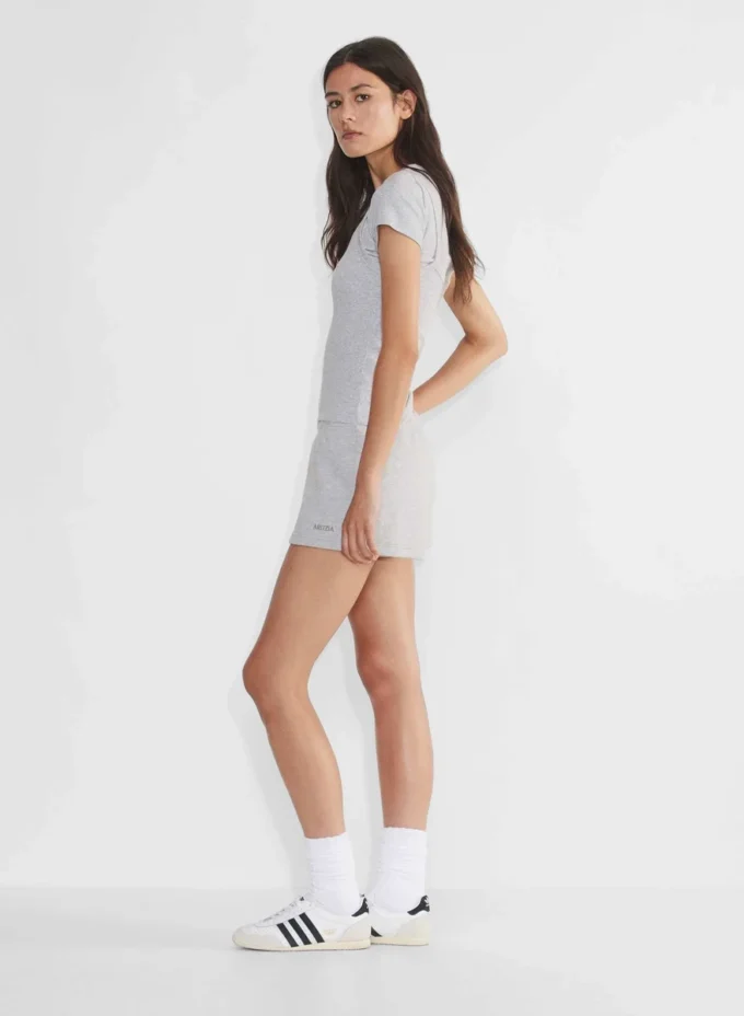 Koselig sweatfleece Boyfriend Lo-rise Mini Short