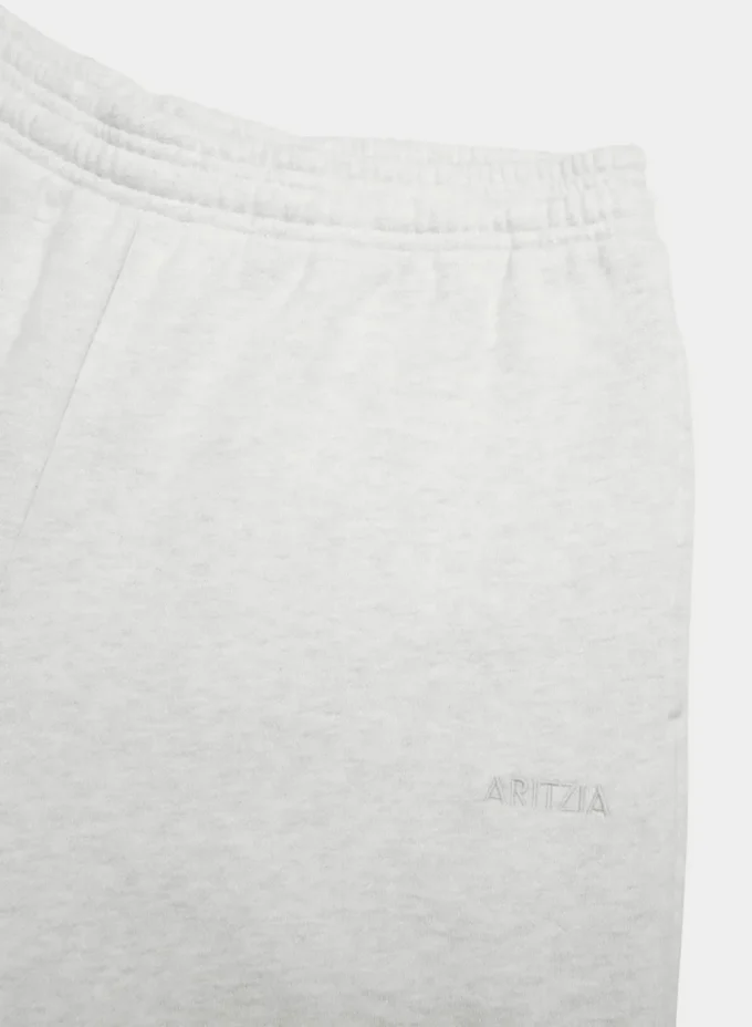 Koselig sweatfleece-bukser med vid ben