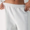Koselig sweatfleece-bukser med vid ben