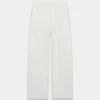 Koselig sweatfleece-bukser med vid ben