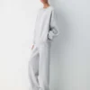 koselig sweatfleece Ny Mega Crew-genser