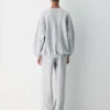 koselig sweatfleece Ny Mega Crew-genser