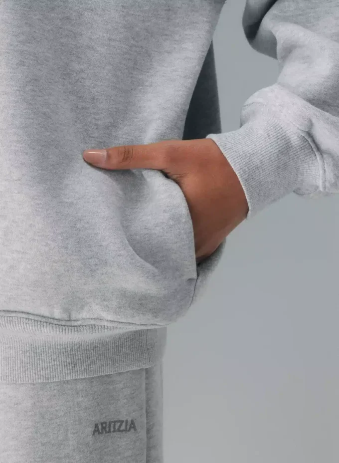 koselig sweatfleece Ny Mega Crew-genser