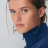 Koselig sweatshirt i fleece Boyfriend Crop 1/2 Zip