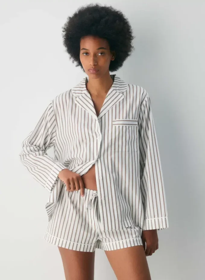 Laze Poplin Pyjamas Shorts