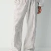 Laze Poplin pyjamasbukse