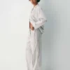 Laze Poplin pyjamasbukse