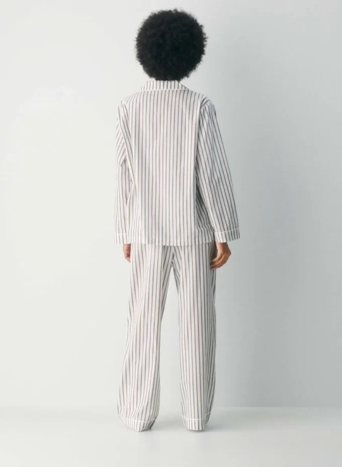 Laze Poplin pyjamasbukse