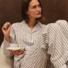 Laze Poplin pyjamasbukse