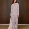 Laze Poplin pyjamasbukse