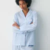 Laze Poplin Pyjamaskjorte