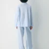 Laze Poplin Pyjamaskjorte
