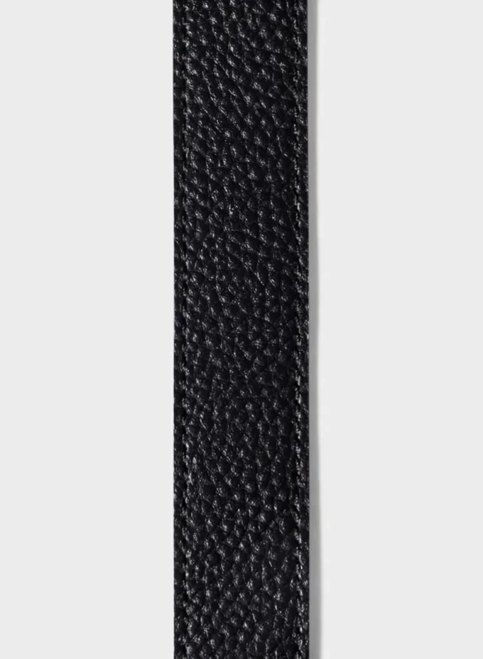 Legendarisk solid messingbelte i skinn