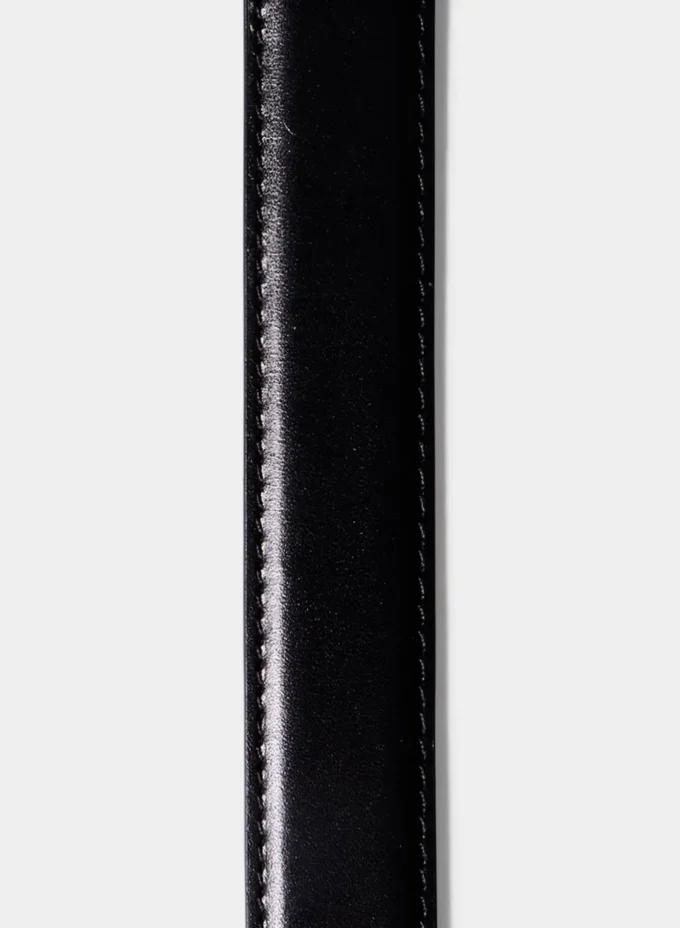 Legendarisk solid messingbelte i skinn