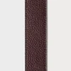 Lifetime Solid Brass Leather Wide Belt